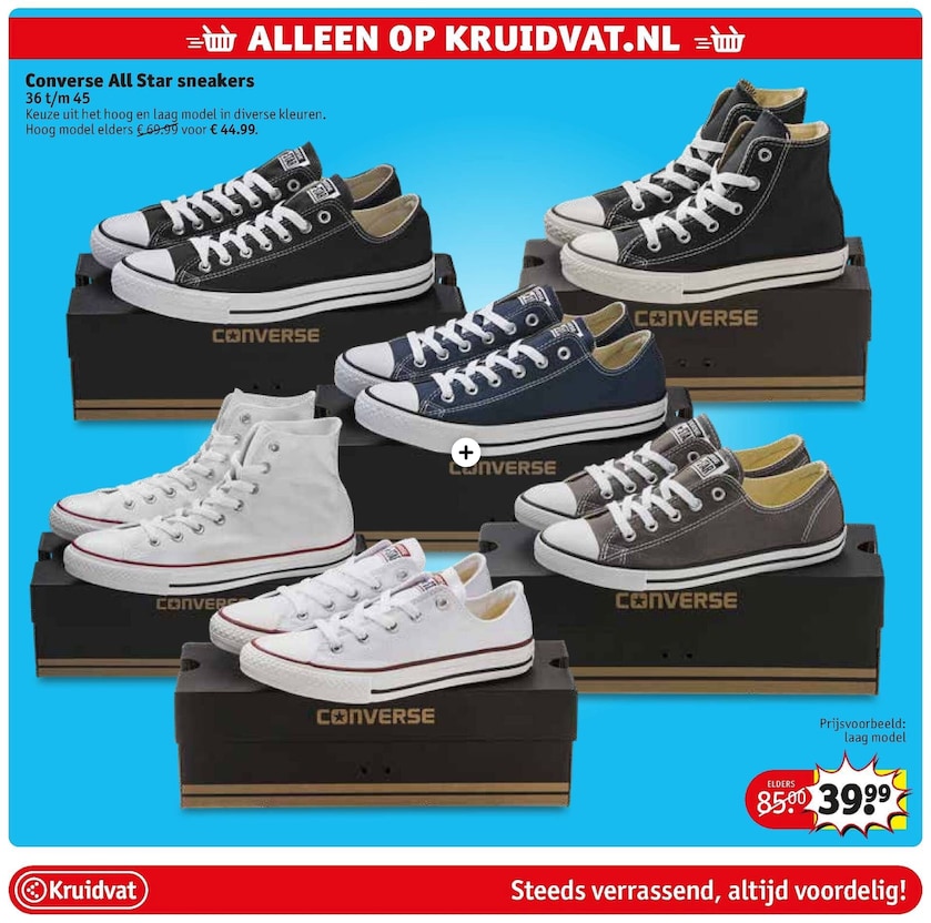 Converse all 2025 stars kruidvat