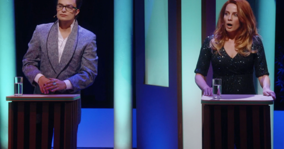 'De TV Kantine' neemt 'WIDM'-kandidaten Splinter en Marije op de hak