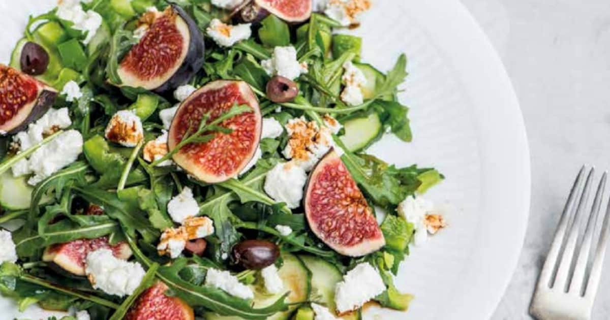 Lekker lunch recept: Salade met vijgen en geitenkaas | Flair