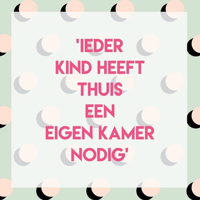 Eens of oneens? 'Ieder kind heeft thuis een eigen kamer nodig'