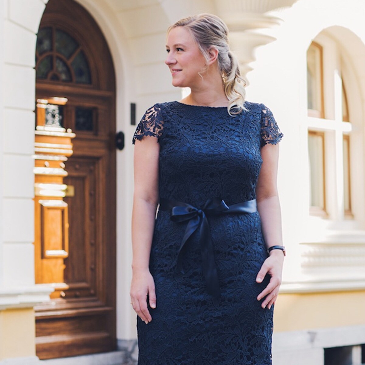 Blauw jurkje bruiloft online