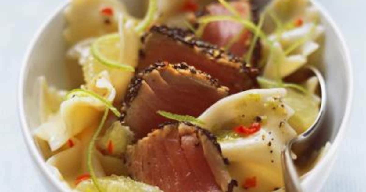 Recept: Oosterse tonijn met farfalle - Flair - Voor jou, over jou