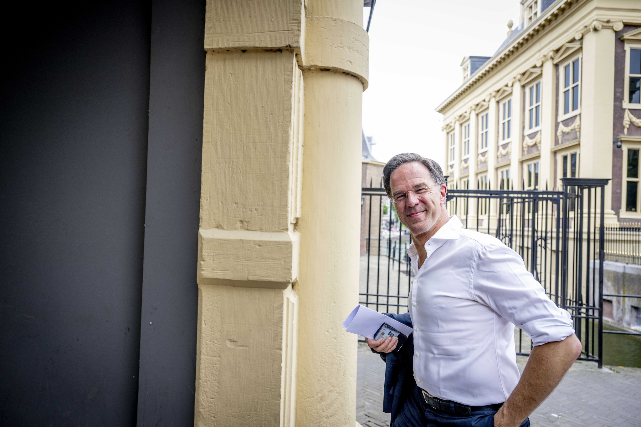 Premier Mark Rutte zwaait Nederland uit