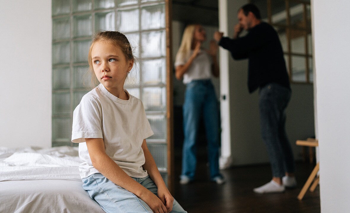 Ruzie hebben waar de kinderen bij zijn, is dat erg?