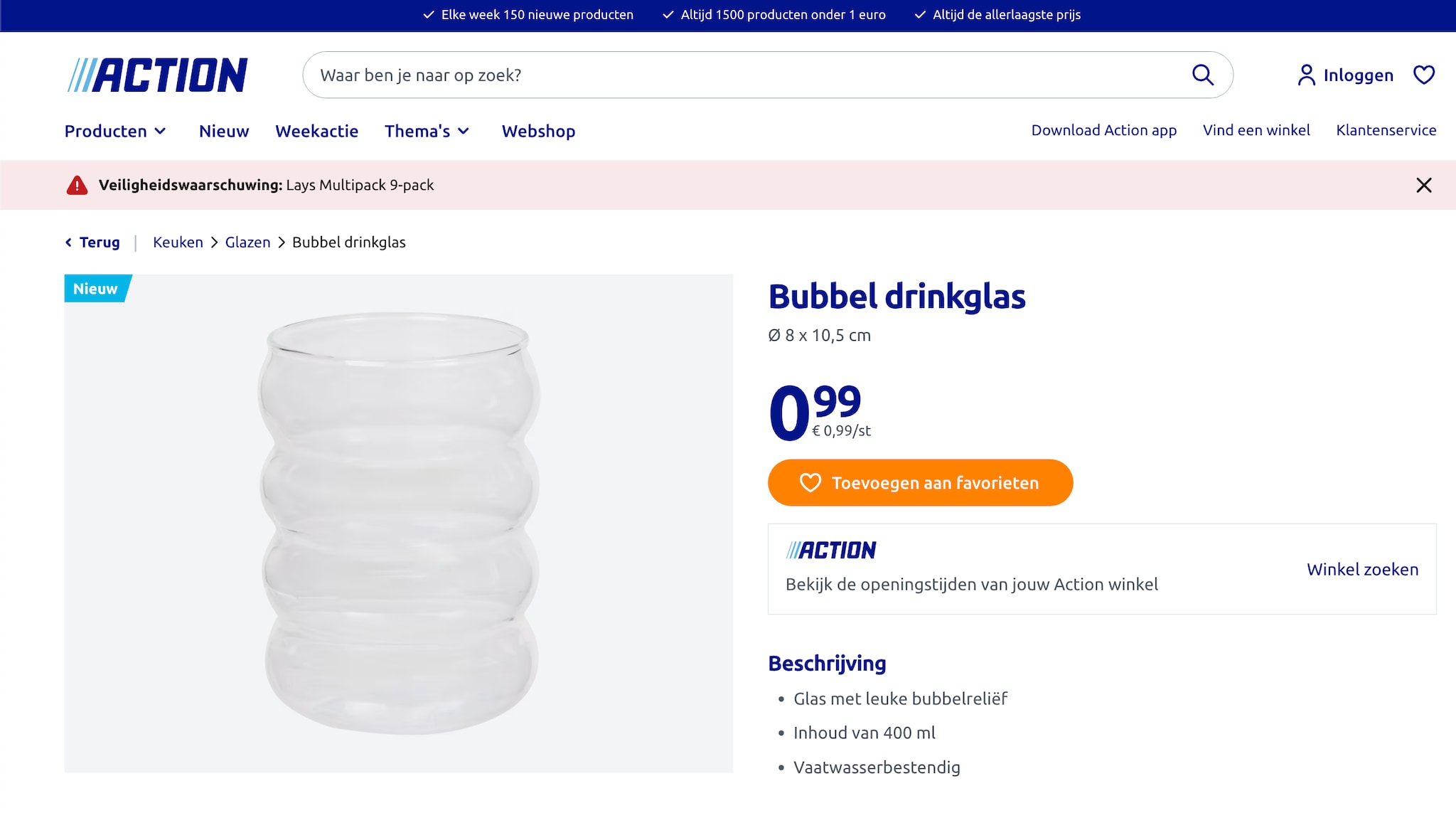 Het perfecte matcha-drinkglas scoor je voor 1 euro bij Action