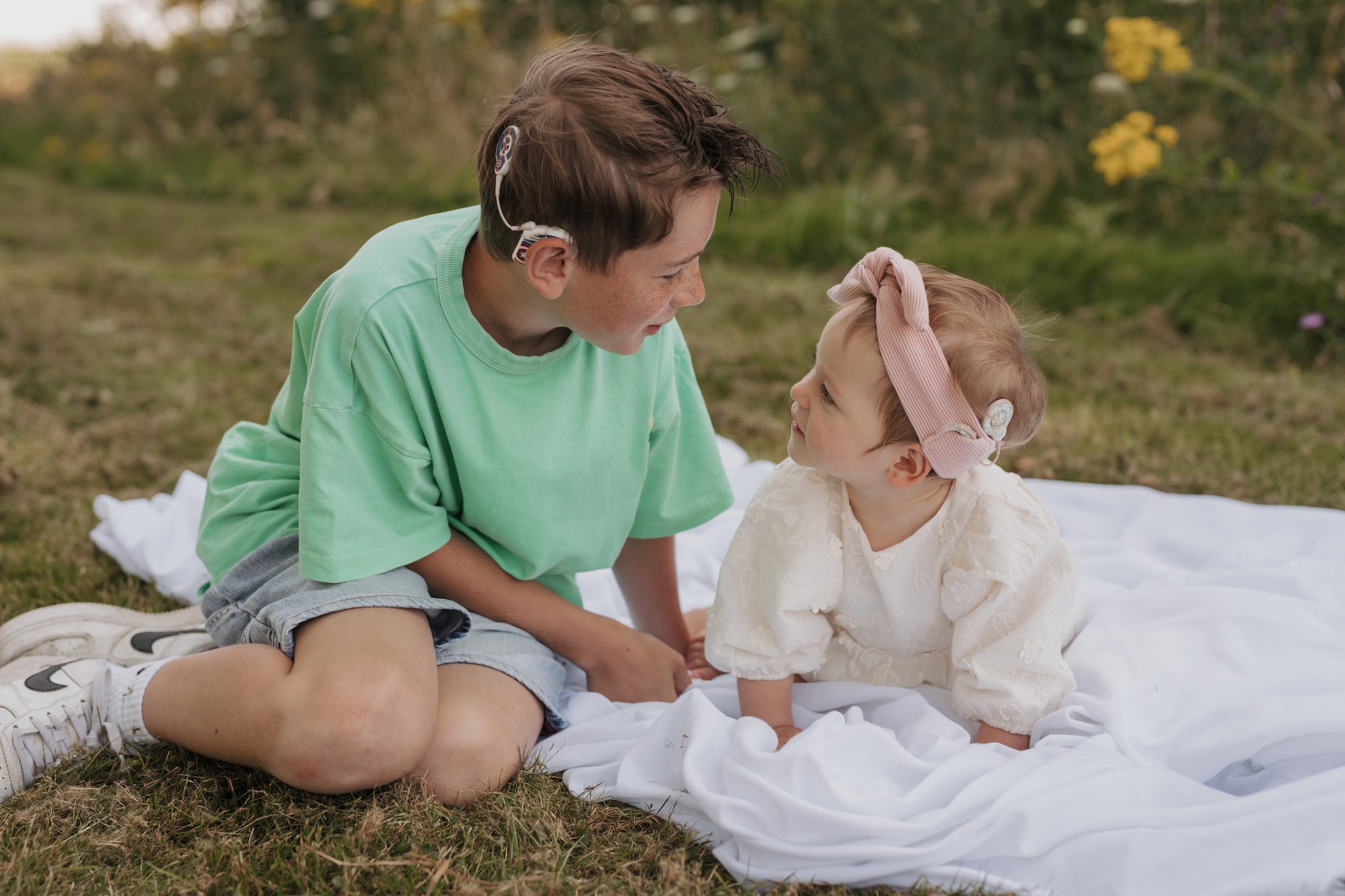 Rebecca’s zoon Fynn (12) is doof en wordt langzaam blind